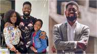 Comedian Basketmouth shares beautiful family photo of his wife and daughter