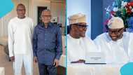 Nigerian billionaire Femi Otedola posts picture with Aliko Dangote, calls him his bestie