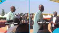 Ghana at 68: Appiah Stadium attends parade at Jubilee House, bodyguard begs him to sit down
