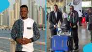 Umaru Sanda: Ghanaian journalist appreciates his teacher, sponsors him on a Dubai trip