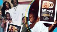 Stonebwoy's 5th Dimension reaches No. 8 on Billboard's Reggae Chart, celebrates with family photo