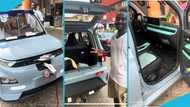 Ghanaian man flaunts sleek electric vehicle, charges it in video