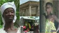 70-year-old Gh woman living in mud house with her 2 grandkids receives clothes, food, other items