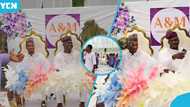 Video of Ghanaian man acting as bride for his sister at Islamic wedding sparks reactions
