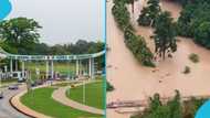 KNUST rocked by serious flooding after downpour, students stranded