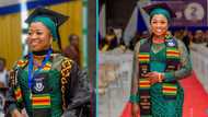 Pretty groundnut seller bags first degree, inspires many with her achievement achievement