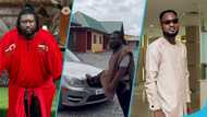 Funny Face reacts as Ajagurajah does his Ekow challenge using a Mercedes-Benz C-Class, video trends