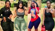 Ghanaian police officer Ama Serwaa takes over social media; flaunts massive curves in photos