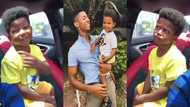 We are golden boys - Video of KiDi's son's cute reaction after hearing his name on dad's song warms hearts