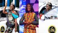 Powerful photos cause stir as GMB winner Sarfoa officially receives her brand new car