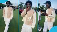 Despite’s son Saahene Osei switches to a mature look as he grows thick Afro hairstyle with Beard