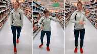 "Energy is unmatched": Woman slays with smooth moves in aisle at supermarket, peeps love her vibe