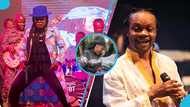Akosua Agyapong causes stir with dance moves at Daddy Lumba’s home, video