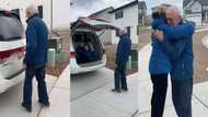 Man breaks into tears on 80th birthday after reuniting with daughter he had not seen in 12 years