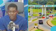 Brilliant trotro mate studying at KNUST gets support from Auntie Naa, shares academic results, video