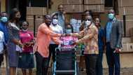 GH lady with 2 female organs donates medical supplies to health directorate, E/R
