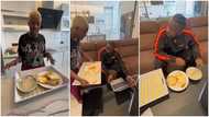 Fella Makafui challenges Queen Lupita; prepares breakfast for MDK in funny video