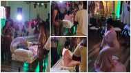 Lady makes entrance in casket to venue for her 50th birthday party in video