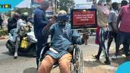 Physically Challenged Man Fights Against Galamsey: Braves Odds To Join Protest