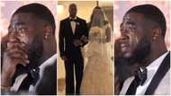 Groom disgraces himself, weeps as bride walks down the aisle; emotional video stirs reactions