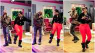 Nana Ama McBrown channels King Promise as she rocks a black jacket and GH¢900 Prada boots on Onua Showtime