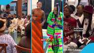 Joyful celebrations as Akosua Agyapong and Amandzeba's eldest daughter ties the knot, videos emerge