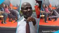 Appiah Stadium takes out shoe-shine foam to polish Asiedu Nketia's shoes at a funeral, video sparks laughter