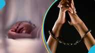 Mother who abandoned baby in bush arrested after reporting herself to police, claims she thought baby died