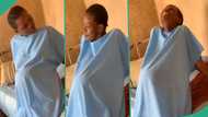 "They thought I won't make it": Lady with small stature gives birth to 3 babies at once