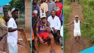 Kamaldeen visits hometown Techiman, bonds with his people