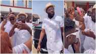 Osei Kwame Despite Sprays GH₵20 Notes On Brother Sammy During East Legon Executive Fitness Club Thanksgiving
