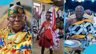 Adorable little boy who welcomed Asantehene to Cape Coast breaks silence: "Otumfuo is my friend"