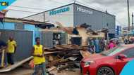 Private developer allegedly demolishes traders properties at Ashaiman