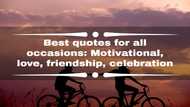 Best quotes for all occasions: Motivational, love, friendship, celebration