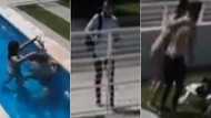 “Navy seal”: social media users wowed by man who holds breath in pool when lover's bae shows up