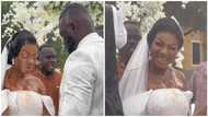 Ghanaian groom reacts to trending video of his wedding which was hit by heavy rains: "I checked the weather forecast for that day"