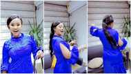 Nana Ama McBrown: Pretty Actress Flaunts Beautiful Looks And Glowy Blue Gown; Fans Praise Her