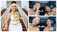 Joselyn Dumas in awe as her daughter sings with sweet and powerful voice during a car ride, video