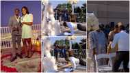 Happy groom does press-ups, storms crowd to shake hands before unveiling bride in viral video