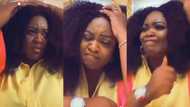 Jackie Appiah in hot waters for pledging $5,000 in church; confused in rare video as day approaches