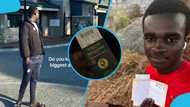 Ghanaian man uses a paper drawing to manifest his visa dreams, later secures real travel documents