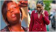 Young African lady seen in video faking American accent on the phone causes great stir
