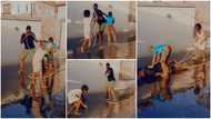 Stars already: Mercy Johnson's children ready to take after her; play funny game together in new video