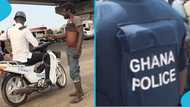 A Ghanaian policeman receives applause, gives money to mentally ill man at Kasoa