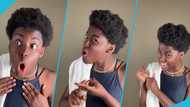 DJ Switch lip syncs a Twi audio on TikTok, many hail her as the next Kumawood star