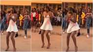 Nigerian Lady Wows Many with Amazing Legwork in Heels as She's Surrounded by Onlookers, Video Stirs Reactions