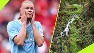 Erling Haaland: Manchester City star performs 'ritual' in the middle of a river, video sparks reactions