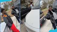 Ghanaian mother screams "wabodam?" after son buys Tesla for over GH¢500k