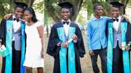 Proud son of carpenter & tomatoes seller shares graduation photos with parents to show gratitude