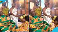 Akwasidae: Dentaa earns praise from Otumfuo, video of their chat about a queen mother's position surfaces